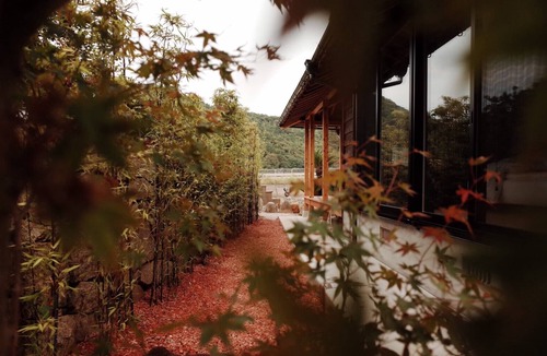 Goto House | A single old private house for rent, limited to one couple per day, towering along a cove on Fukue Island in the Goto Archipelago.