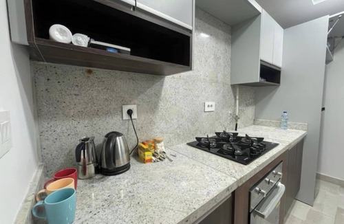 New Cairo Apartment | Access - lux smart home with garden at cfc 2bedr