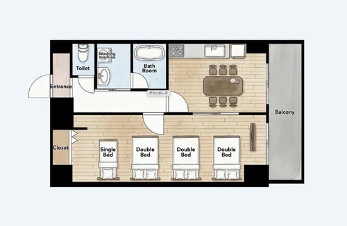 Hakata-ku Apartment | AIRSTAR The Apartment 博多駅南