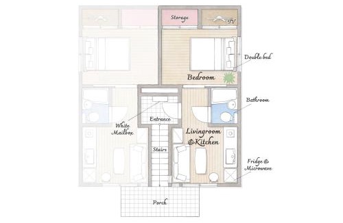 Furubaba Cho Apartment | Apartment Hotel 高松裏路地 202 高松 古馬場町