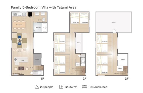 Nishinari Apartment | Apartment Hotel 11 Villa Hanazonocho