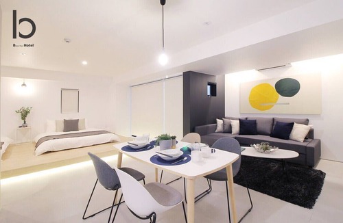 Hiroshima City Centre Apartment | b hotel 102 Central Inner-Side Comfort Studio