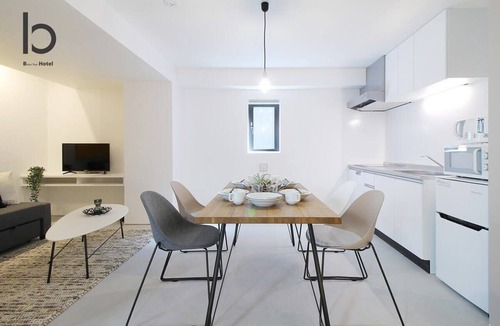Hiroshima City Centre Apartment | b hotel 402 Central Inner-Side Comfort Studio