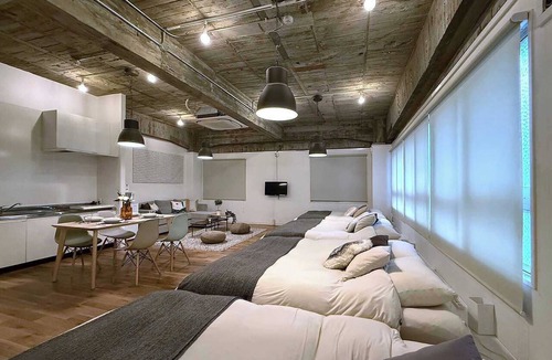 Hiroshima City Centre Apartment | b hotel 402 Open Apt for 10ppl near Hondori Shopping