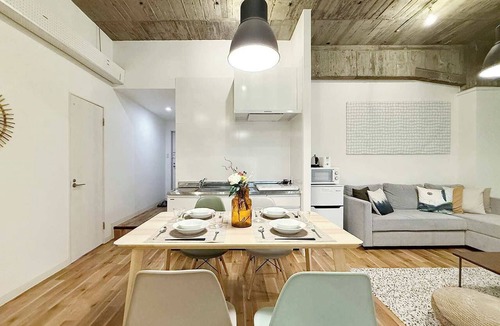 Hiroshima City Centre Apartment | b hotel 402 Open Apt for 10ppl near Hondori Shopping