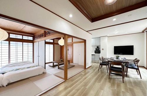 Hiroshima City Centre Apartment | b hotel Eight Valley Nakamachi - Expansive 4BR Apartment in Vibrant Nakamachi