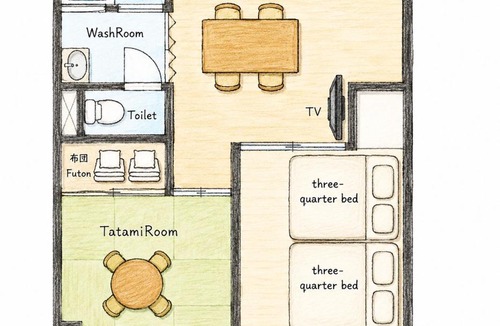 Kurume Apartment | Base203-Self check-in