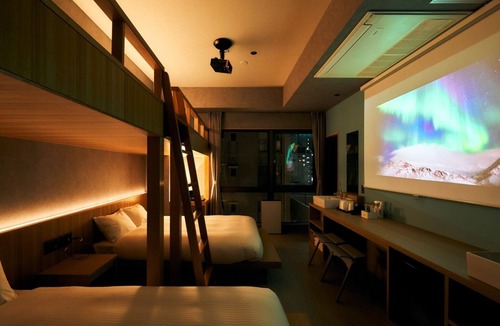 Maejima Hotel | Bunk Bedroom 4 beds | Room only/Naha Okinawa