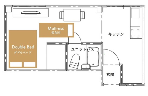 Nishi Apartment | C101 5 mins walk from subway station Max 3 peo - 101 / Sapporo Hokkaidō
