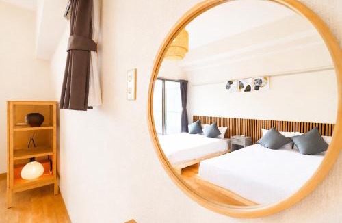 Nishi Ward Apartment | Cafuné NAGOYACASTLE -Japanese Modern -Walk to Nagoya Castle -4 Guests