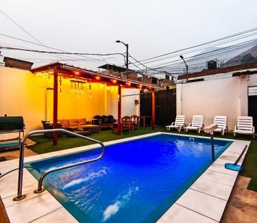 Ricardo Palma House | CASA HOSPEDAJE RICARDO PALMA con PISCINA