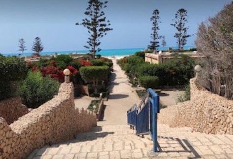 Marina El Alamein Ski Chalet | Chalet with garden -sea view cleopatra village - kilo 86 - north coast