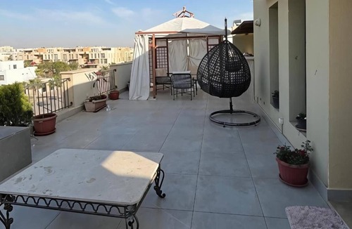Sheikh Zayed City Apartment | Charming Rooftop Studio in Beverly Hills, Sheikh Zayed