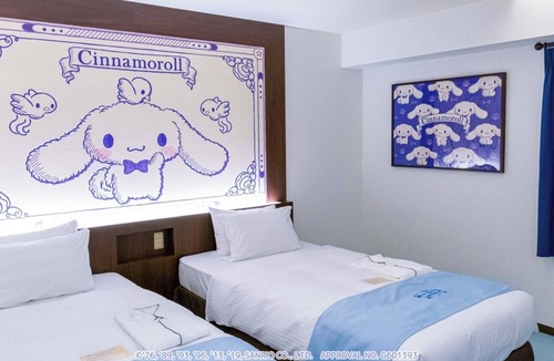 Asato Hotel | Cinnamoroll Character Twin | Room only Stand/Naha Okinawa
