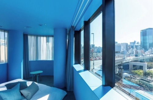 Iidabashi Hotel | Corner Room Light Blue Standard Plan Breakfast /Chiyoda Ward Tokyo