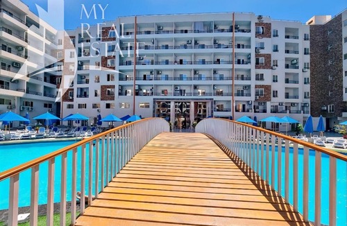 Corniche Road-Dahar Apartment | Cozy Studio with FREE Private Beach Access in Tiba Golden Resort