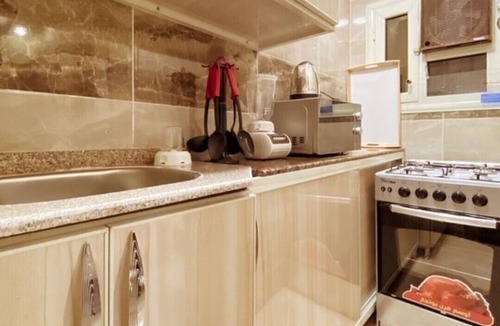 Wadi El Natrun Apartment | Deluxe apartment 2 bedrooms with Pyramids view and Egyptian museum and kitchen