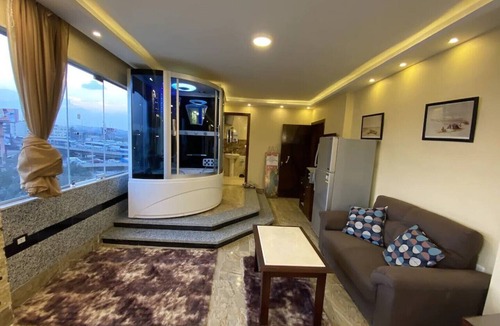 Wadi El Natrun Apartment | Deluxe apartment 2 bedrooms with Pyramids view and Egyptian museum and kitchen