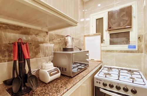 Wadi El Natrun Apartment | Deluxe apartment 2 bedrooms with Pyramids view and Egyptian museum and kitchen