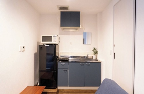 Higashishinagawa Apartment | Double bed room with washing machine/Shinagawa-ku Tokyo