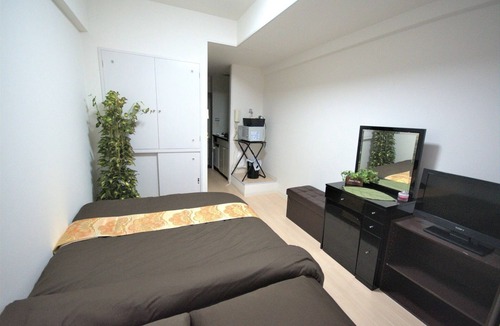 Shiroishi Apartment | Double Bedroom A 3 minutes walk from Shiroishi Sub - 402/Sapporo Hokkaidō