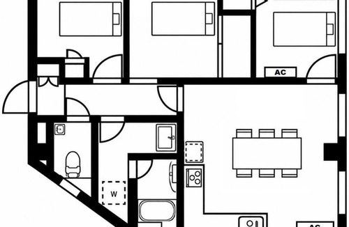 Naka Ward Apartment | Downtown Nagoya | Near the Sakae Area | Entire Floor Rental | Sleeps Up to 6 | 4th Floor
