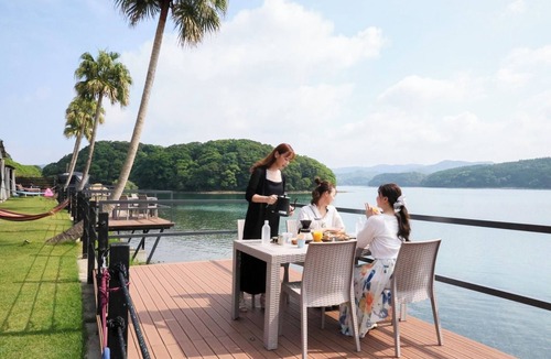 Matsuura RV Rental | Facing cabin for 58 people Panoramic sauna p/Matsuura City Nagasaki