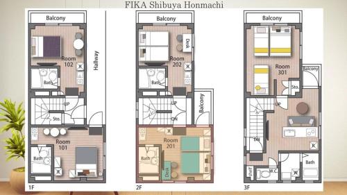 Honmachi Apartment | FIKA Shibuya Honmachi 201