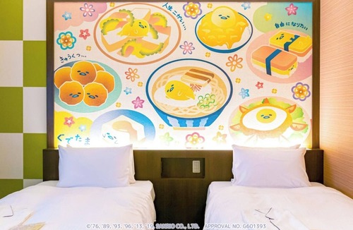 Asato Hotel | Gudetama Character Twin | Room only Standa/Naha Okinawa