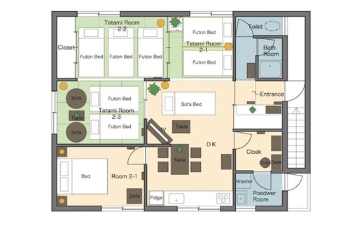 Nakagyo Ward Apartment | Guest House Cloud9-Near JR Nijo Sta