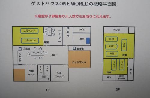 Kitsuki House | Guesthouse ONE WORLD 一棟貸の宿