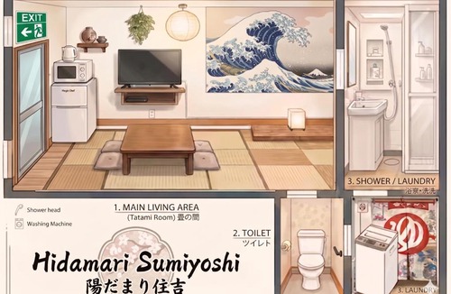 Sumiyoshi Apartment | Hidamari Sumiyoshi