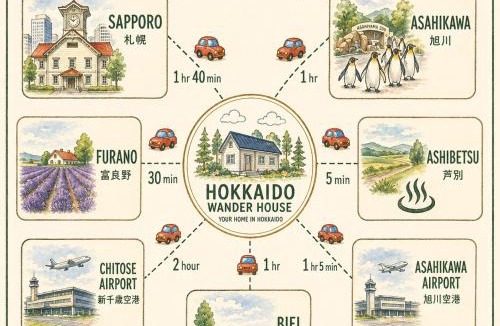 Ashibetsu House | Hokkaido Wander House