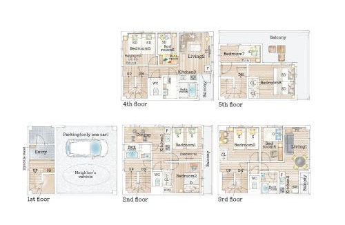 Sumida Villa | Home suite Home Ryogoku - Perfect for Families and Groups, Spacious 197m2 Home with 8 BR & 3 BA, Up to 15 ppl with Parking and 3 Stations