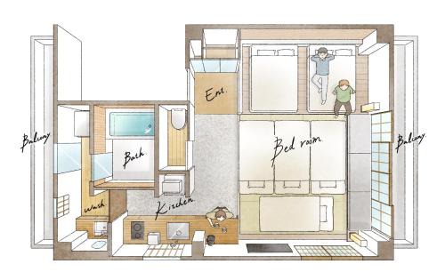 Tamachi Apartment | Hotel Matoma