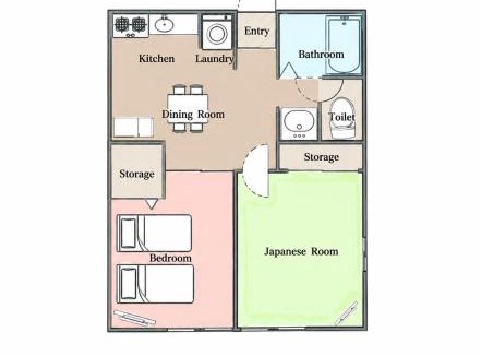 Kurashiki Apartment | inn 2nd 102