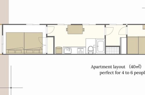 Abeno Apartment | JABA HOUSE Nagaiー11min Nambaー2min Airport line Station
