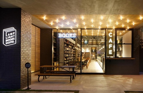 Chuo-ku Hotel | LAMP LIGHT BOOKS HOTEL fukuoka