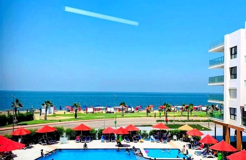 Al-Manasrah Ski Chalet | Luxurious Chalet with Ocean Views in Port Said