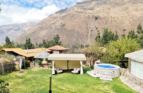 Calca Villa | Luxury Retreat in the Sacred Valley | Hot Tub, Sauna, Mountain Views, Waterfall