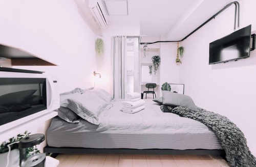 Minami Apartment | Minimalist Loft Namba Compact Studio with a 24-hour Gym MA602