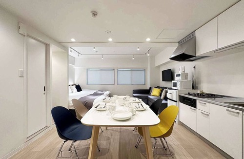 Hiroshima City Centre Apartment | Modern Studio Apt in Charming Nakamachi Area