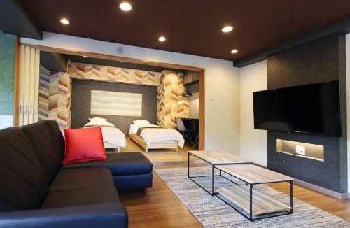 Minami Apartment | MolinHotels201-夏灯路を楽しむ定山渓ステイ-W-beds2&S-beds4