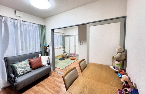 Taito Apartment | Motosakura 301, direct access to Narita and Haneda, 2 beds, 5 train lines, elevator, free bicycle rental, luxury double bed