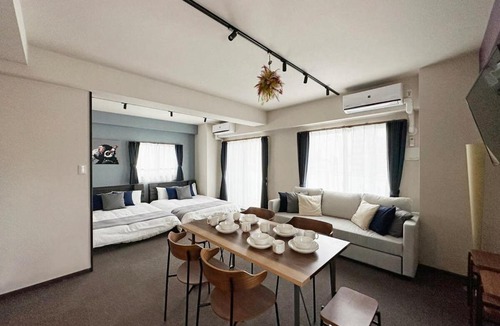 Hiroshima City Centre Apartment | Nagomi by b hotel - 1 BR Apt on the 9th flr with City view for 10 Ppl