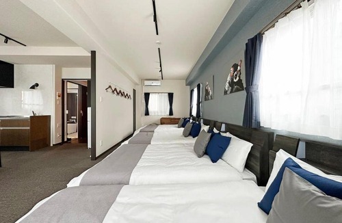 Hiroshima City Centre Apartment | Nagomi by b hotel - 1 BR Apt on the 9th flr with City view for 10 Ppl