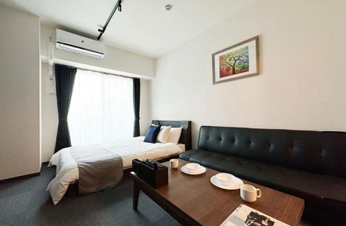 Hiroshima City Centre Apartment | Nagomi by b hotel - Beautiful 1 BR New Apt City Center for 3 Ppl