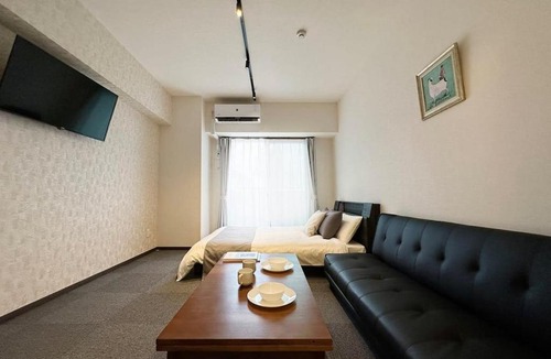 Hiroshima City Centre Apartment | Nagomi by b hotel - Cozy 1BR Apartment with Balcony for 3Ppl