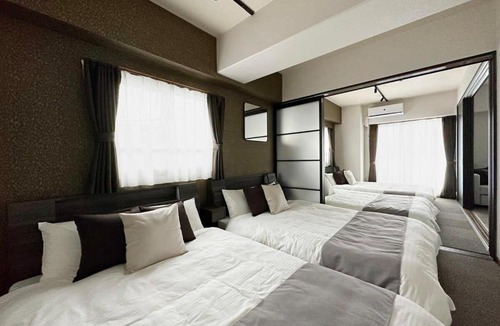 Hiroshima City Centre Apartment | Nagomi by b hotel - Large 2BR Apt City Center for 10 Ppl