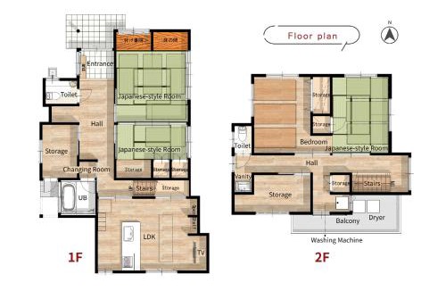 Yunoura Onsen House | New 道後温泉と松山城近くの2階建て一棟貸切日本家屋 最大11名 無料駐車場 石手寺徒歩2分